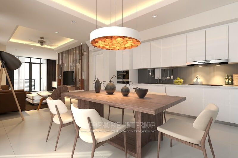 Thiết kế tủ bếp âm tường giúp tiết kiệm tối đa được khoảng diện tích của ngôi nhà, đây chính là sự lựa chọn hoàn hảo cho những không gian nhà nhỏ như nhà phố, chung cư... Thiết kế tủ bếp đẹp