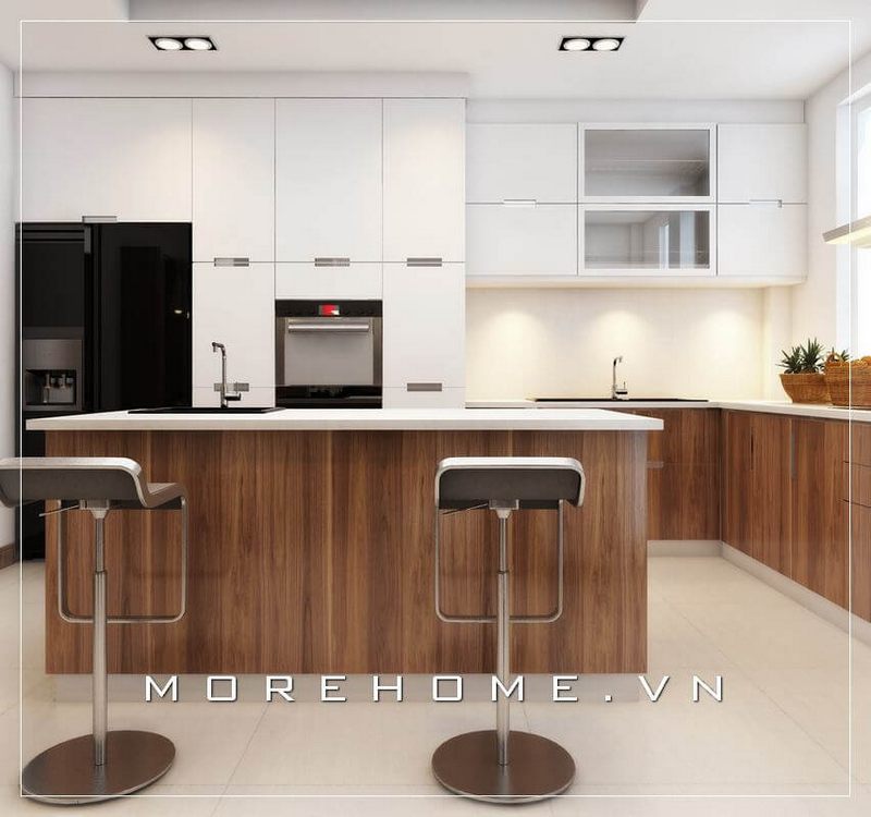 Tuyển tập +25 ý tưởng thiết kế nhà bếp nhà chung cư đẹp, đẳng cấp 2022