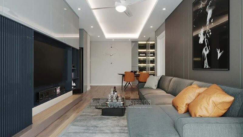 , hiện đại Thiết kế nội thất cho Chung cư Imperia Sky Garden để phù hợp với những người trẻ trung và hiện đại.